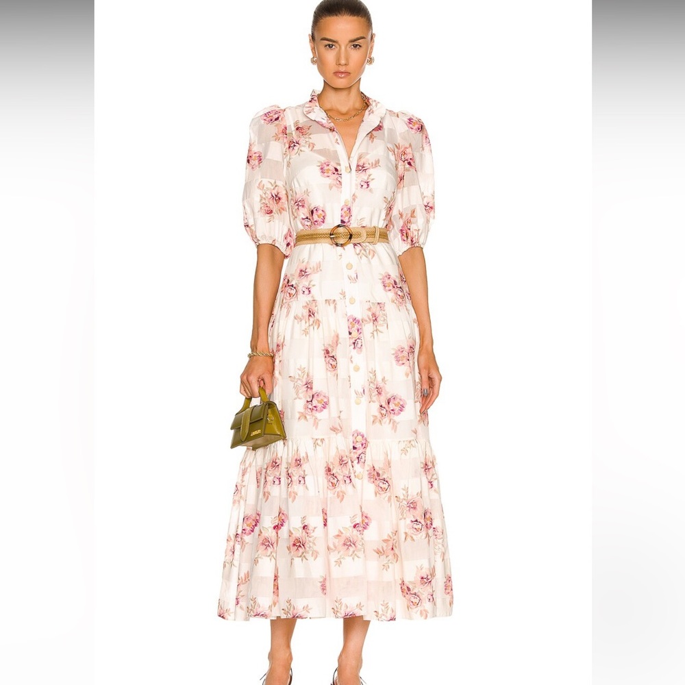 Zimmermann Rosa Striped Midi Dress never worn.  Just took the tags off.